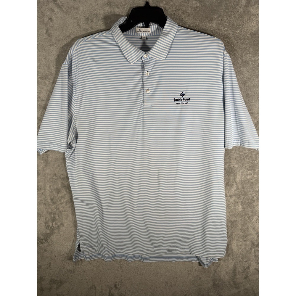 Peter Millar Summer Comfort Polo Shirt Men's XXL Jack's Point‎ New Zealand